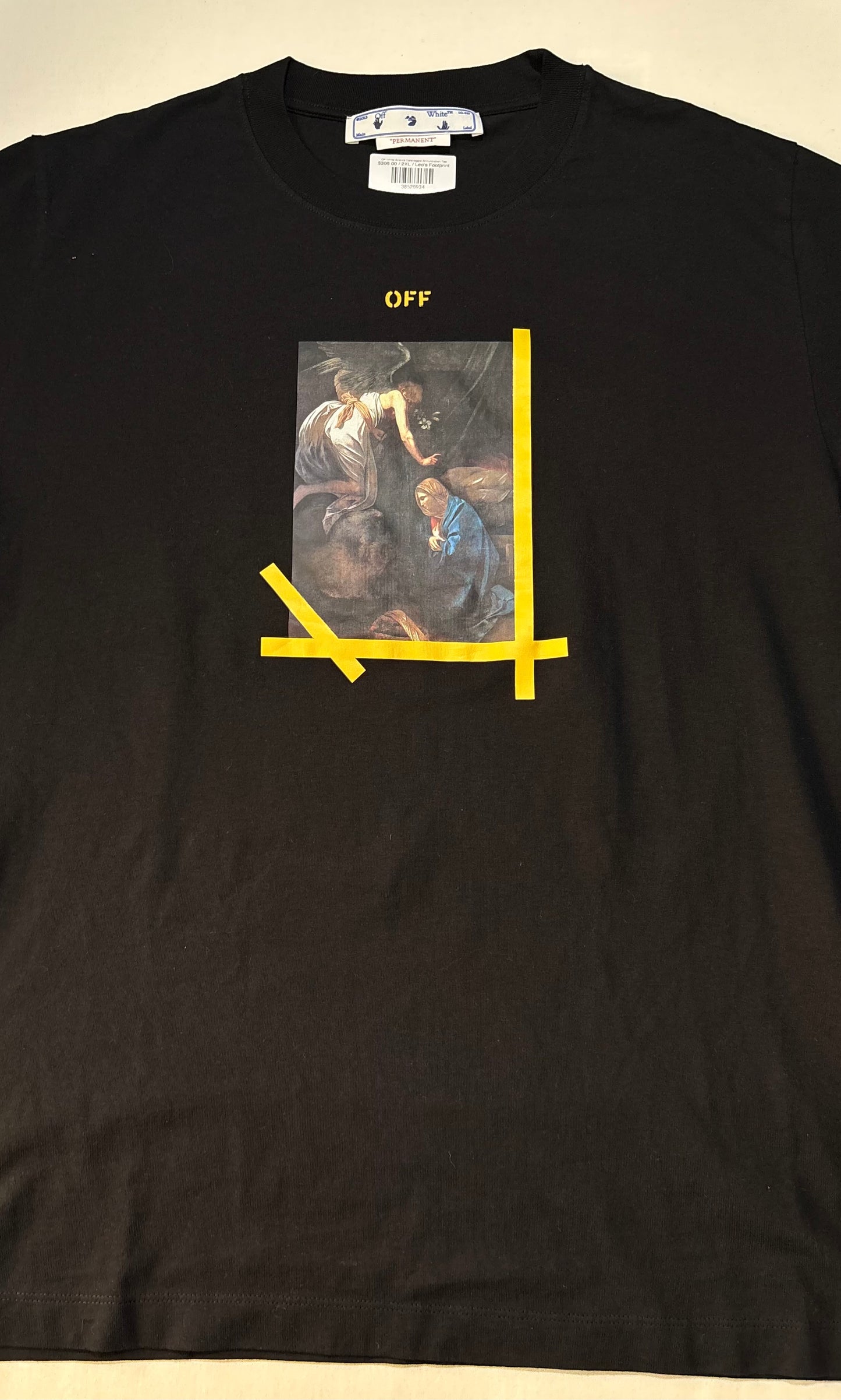 Off White Arrows Caravaggio Annunciation Tee