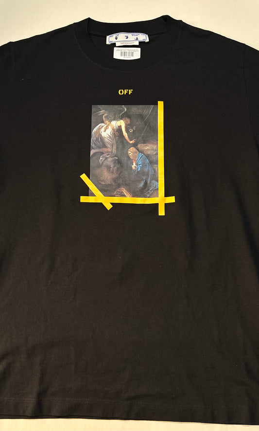 Off White Arrows Caravaggio Annunciation Tee