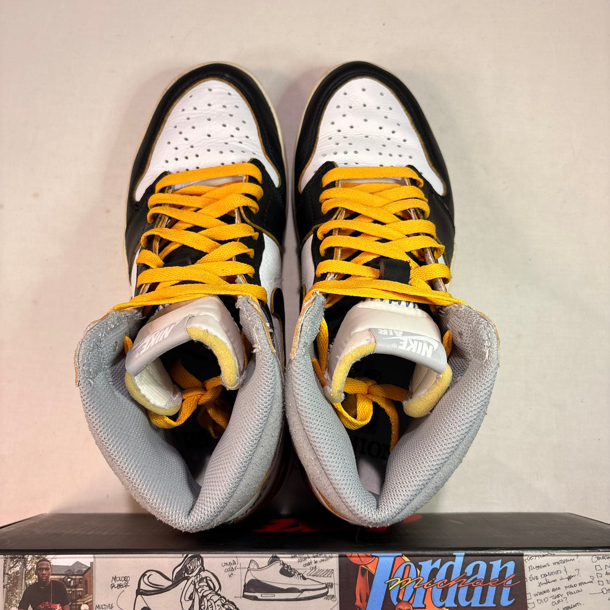 Jordan 1 Retro High Union LA Black Toe U10.5