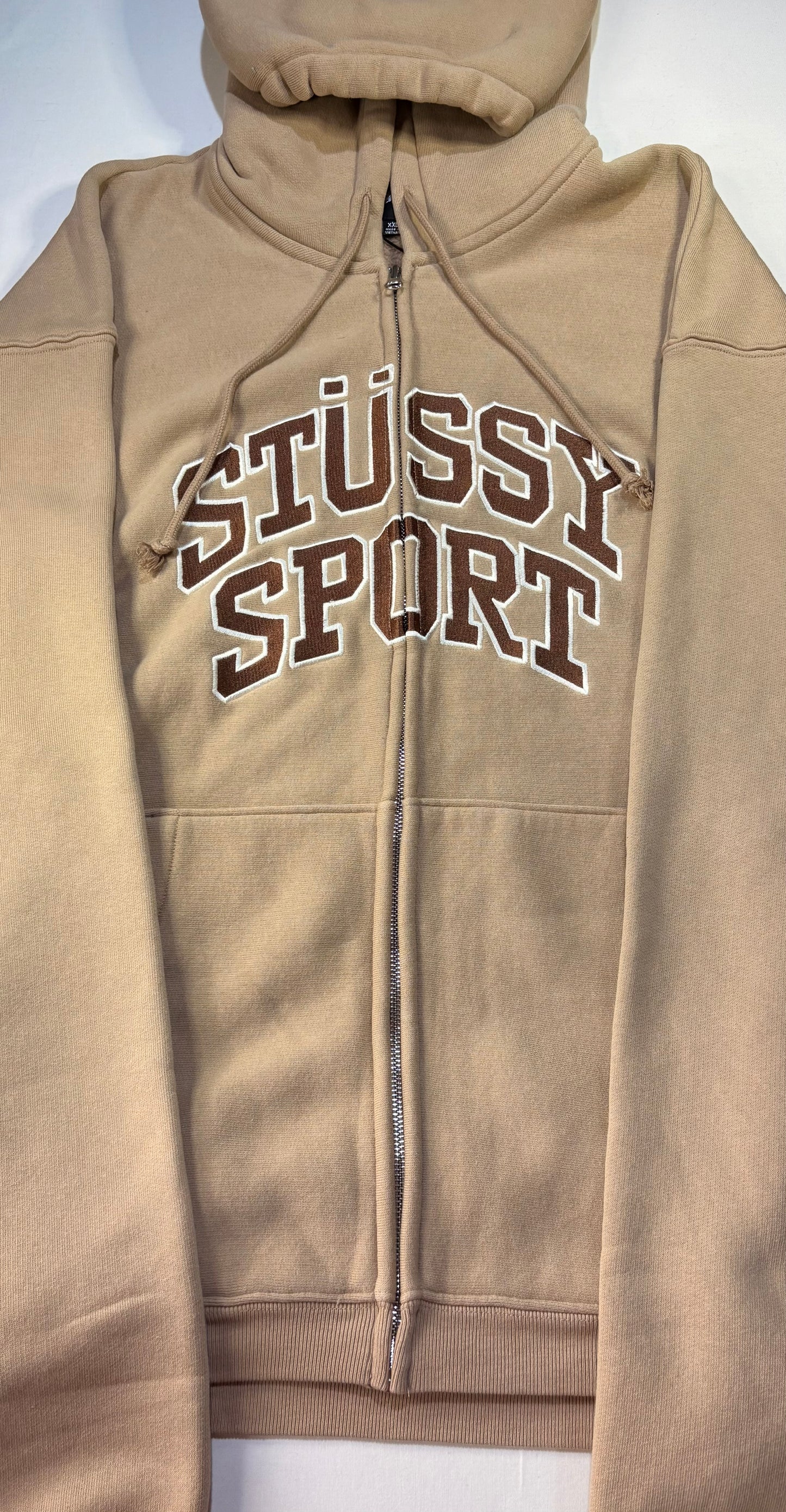 Stussy Sport Zip Up Hoodie