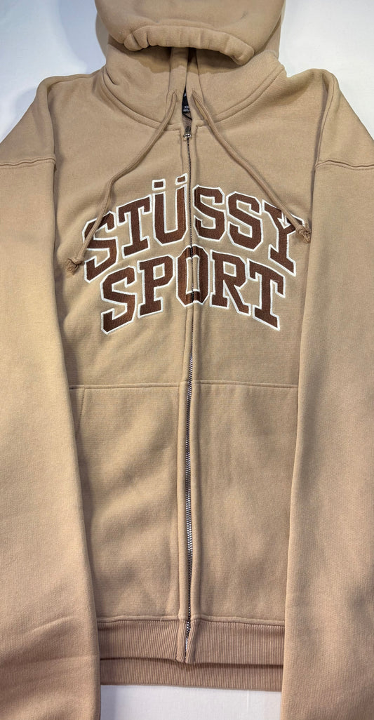 Stussy Sport Zip Up Hoodie