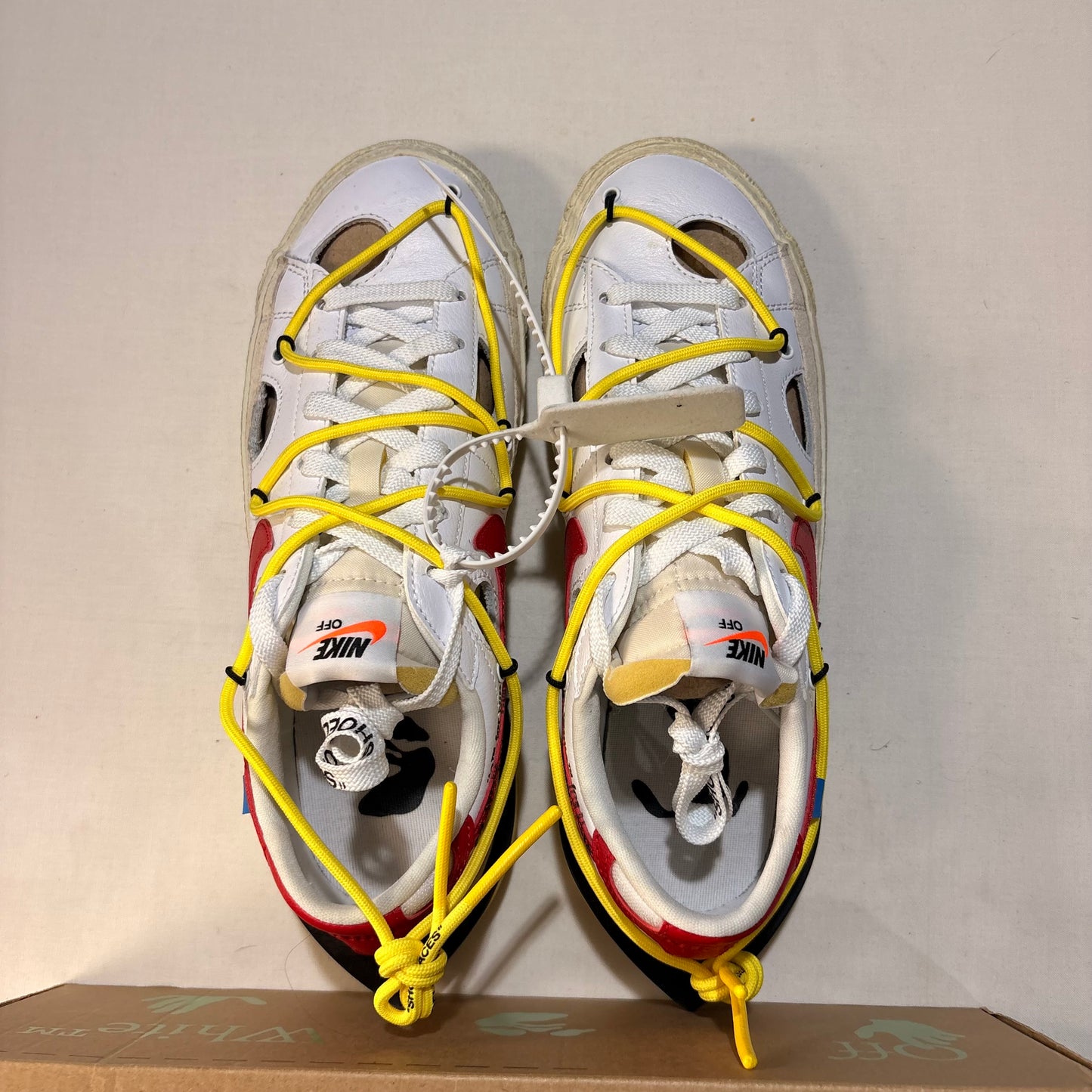 Nike Off White Blazer Low University Red U8.5