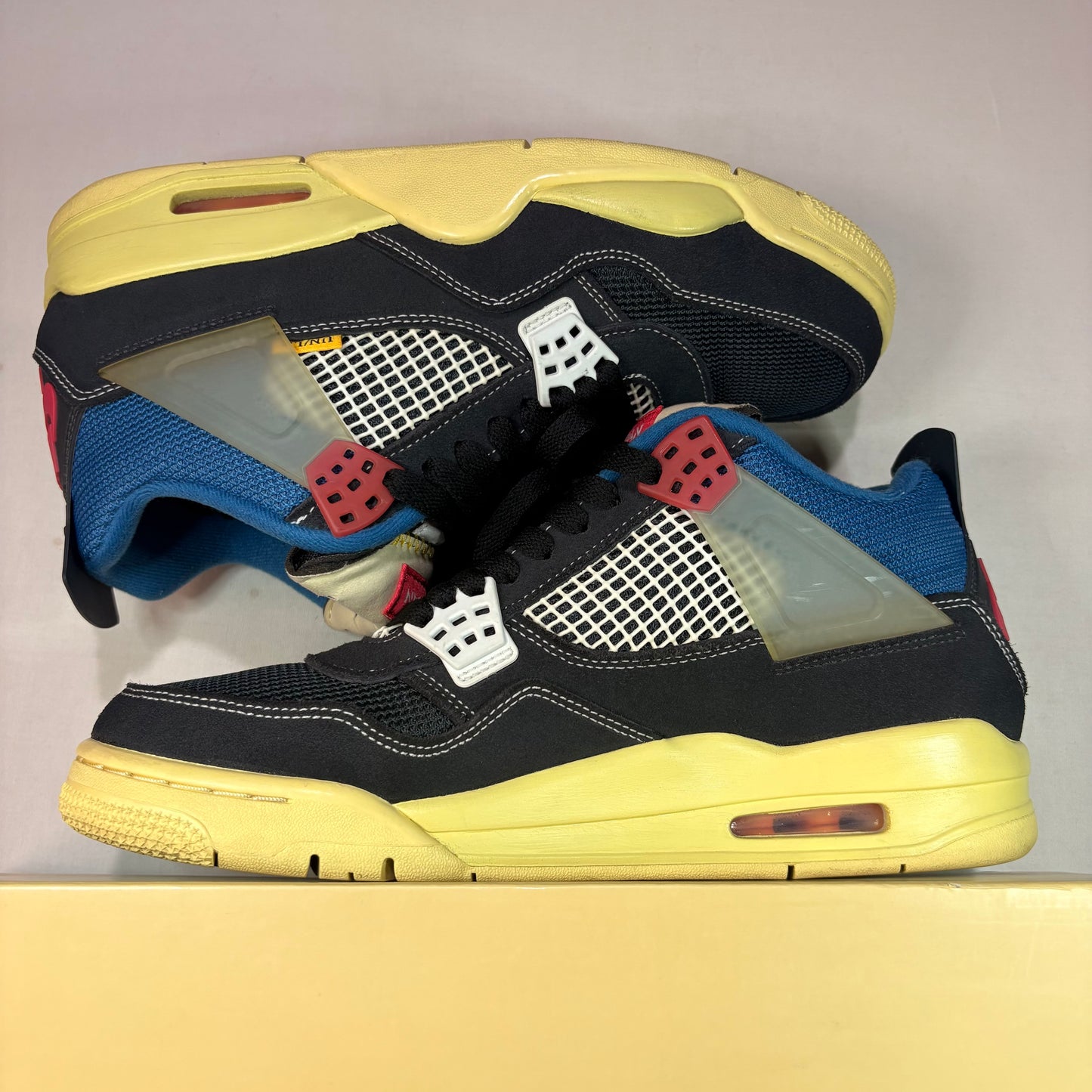 Jordan 4 Retro Union Off Noir U9.5