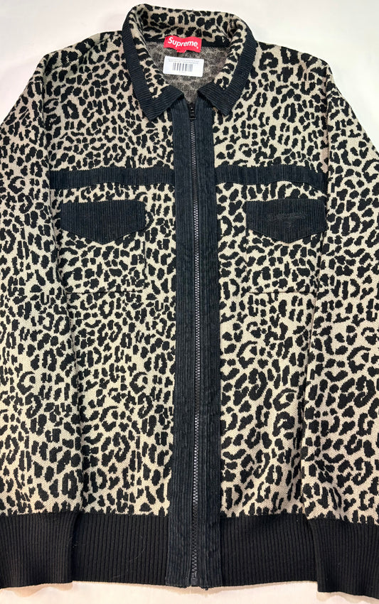 Supreme FW18 Corduroy Detailed Zip Sweater
