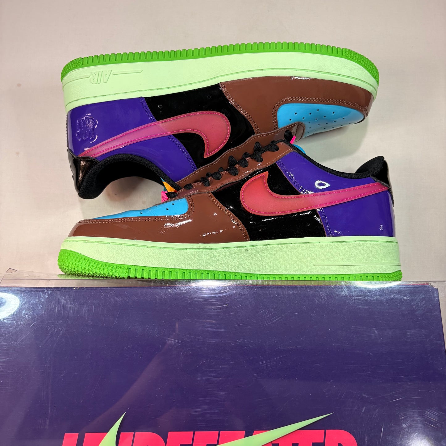Nike Air force 1 Low Undefeated Multi Patent Pink Prime U10
