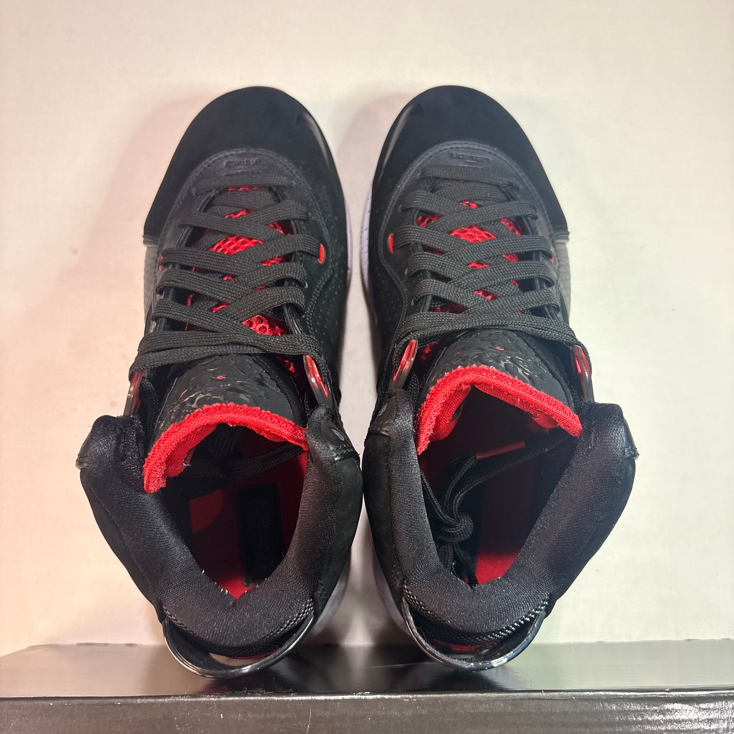 Nike Lebron 8 Black/White/Red U7.5