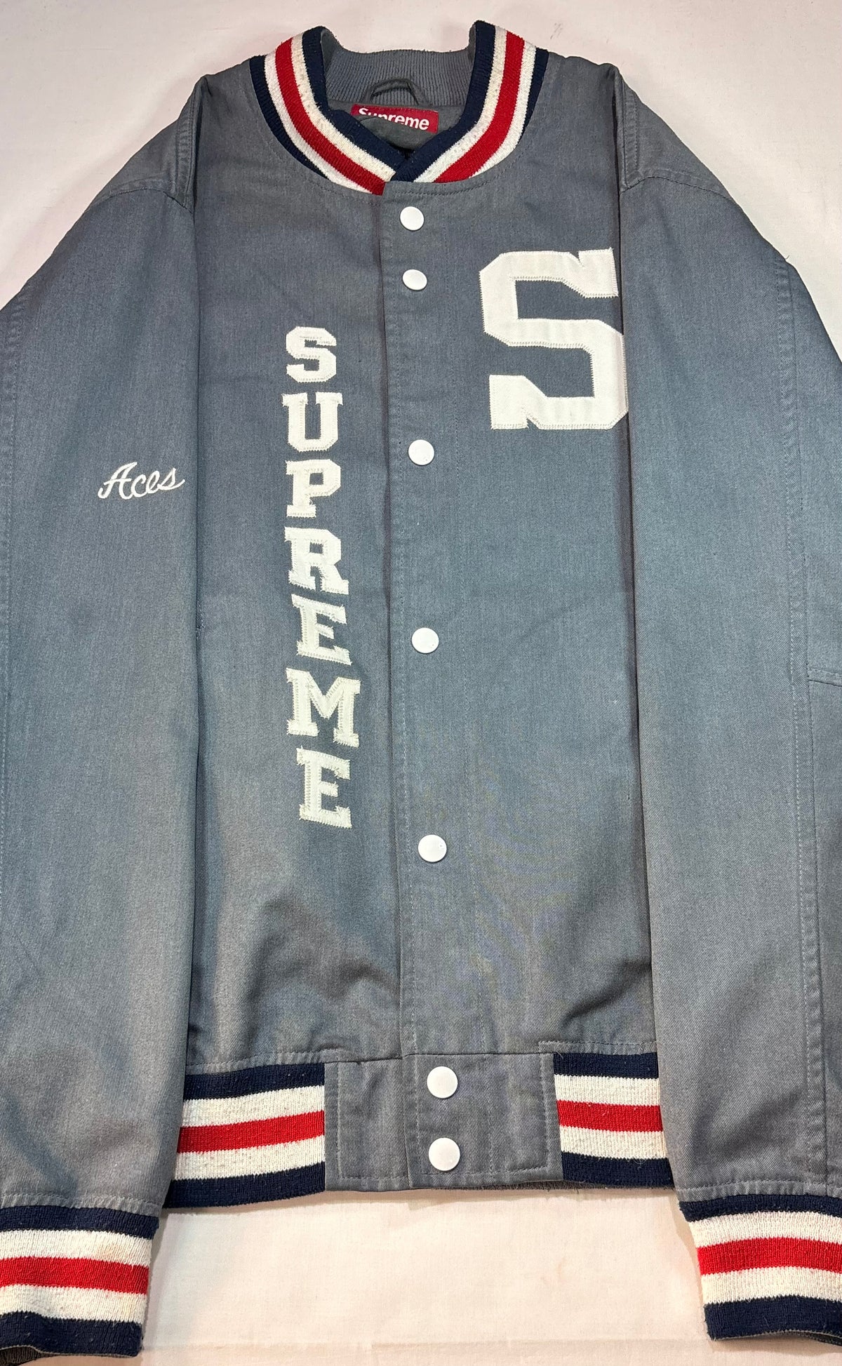 Supreme AW09 Aces Baseball Varsity Jacket U