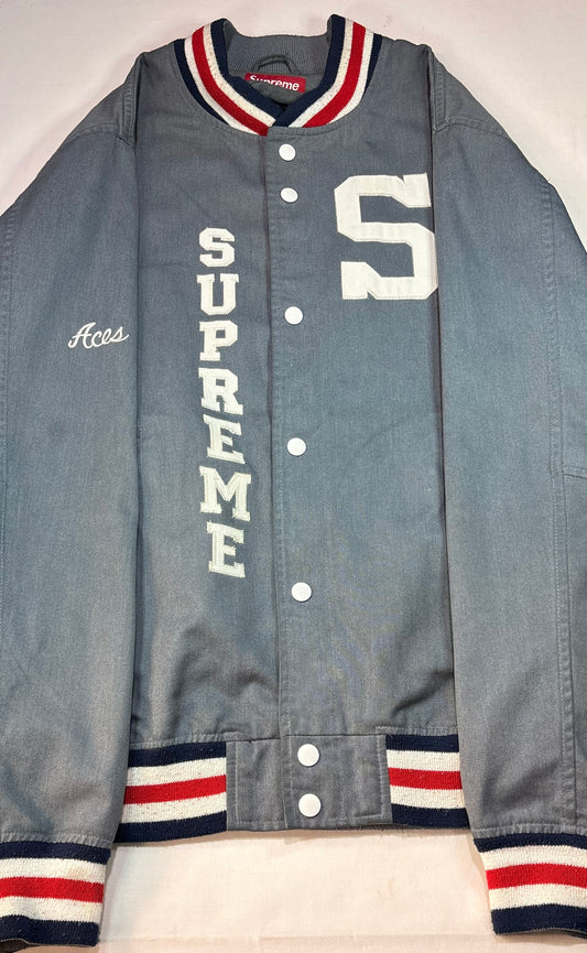 Supreme AW09 Aces Baseball Varsity Jacket U