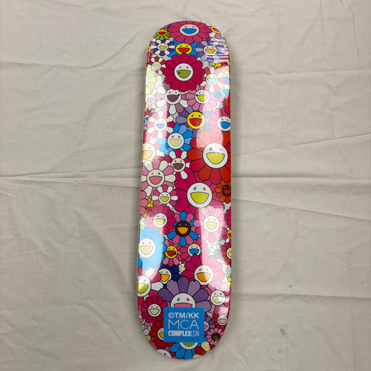 Takashi Murakami Flower Skateboard Deck Pink