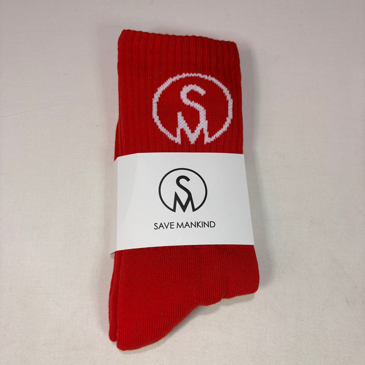 Save Mankind Circle Logo Crew Socks
