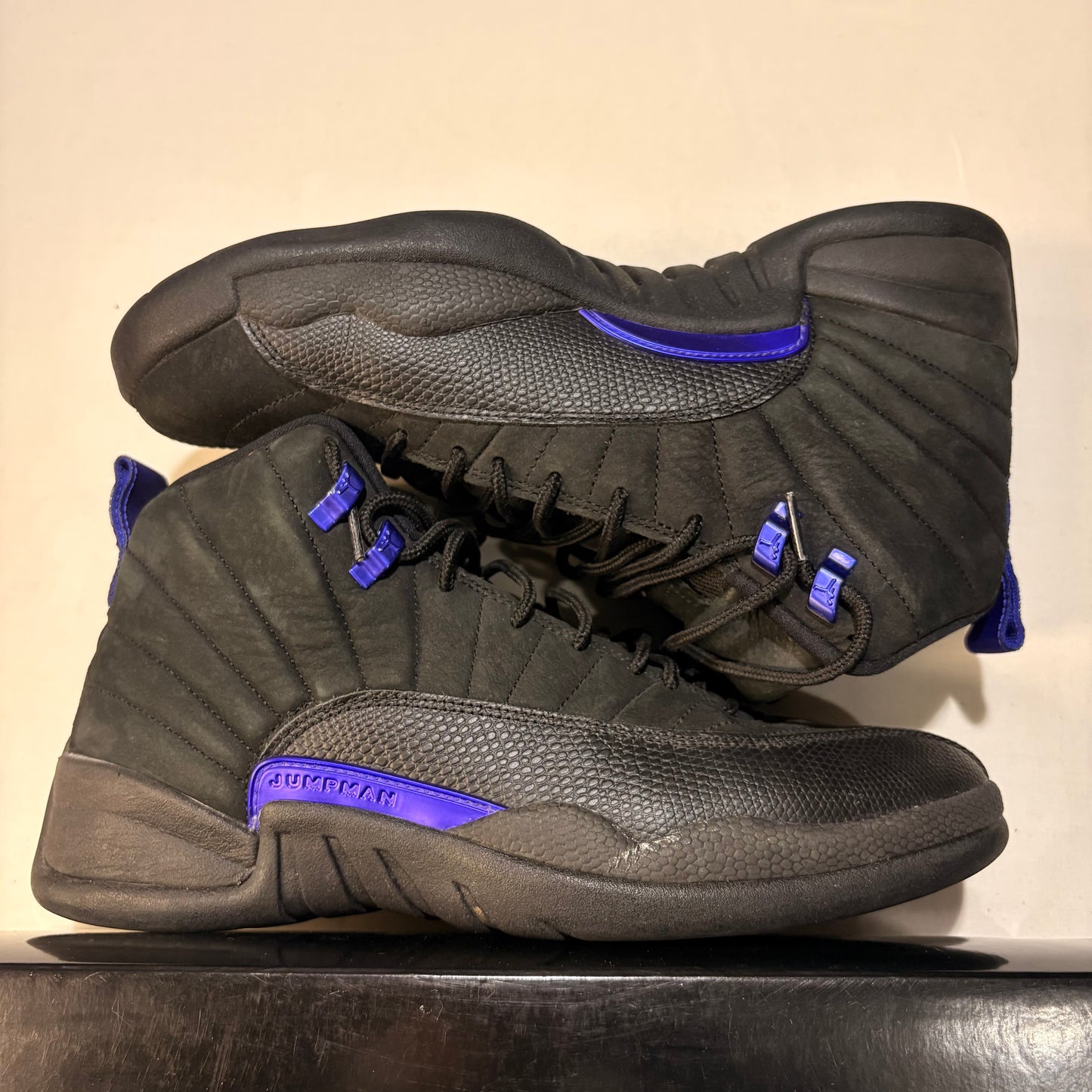 Jordan 12 Retro Black Dark Concord U10.5