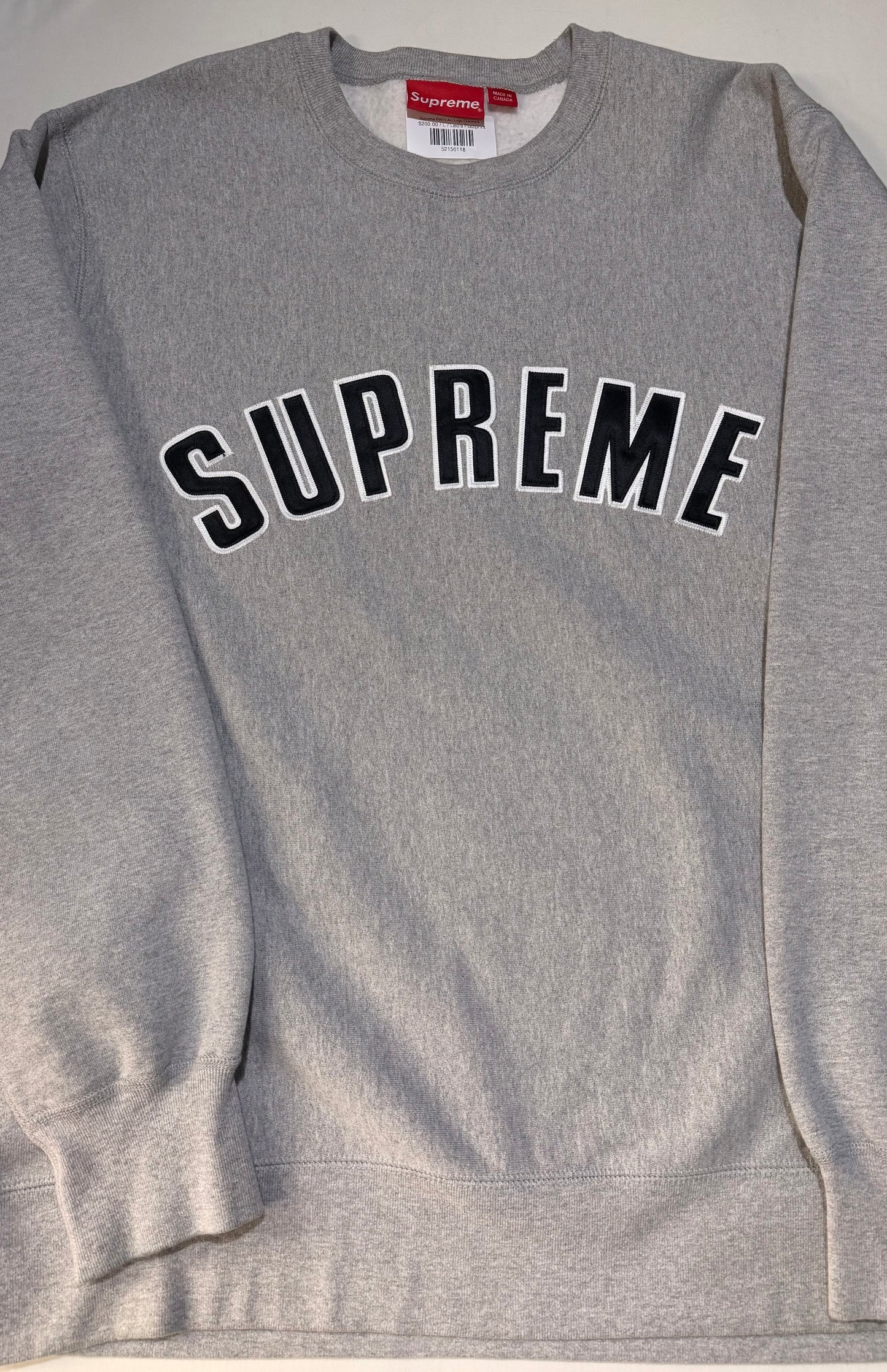 Supreme FW15 Arc Logo Crewneck U