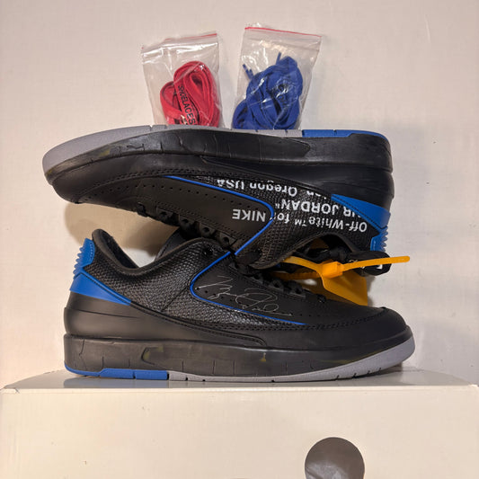 Jordan 2 Retro Off White Black Blue U9