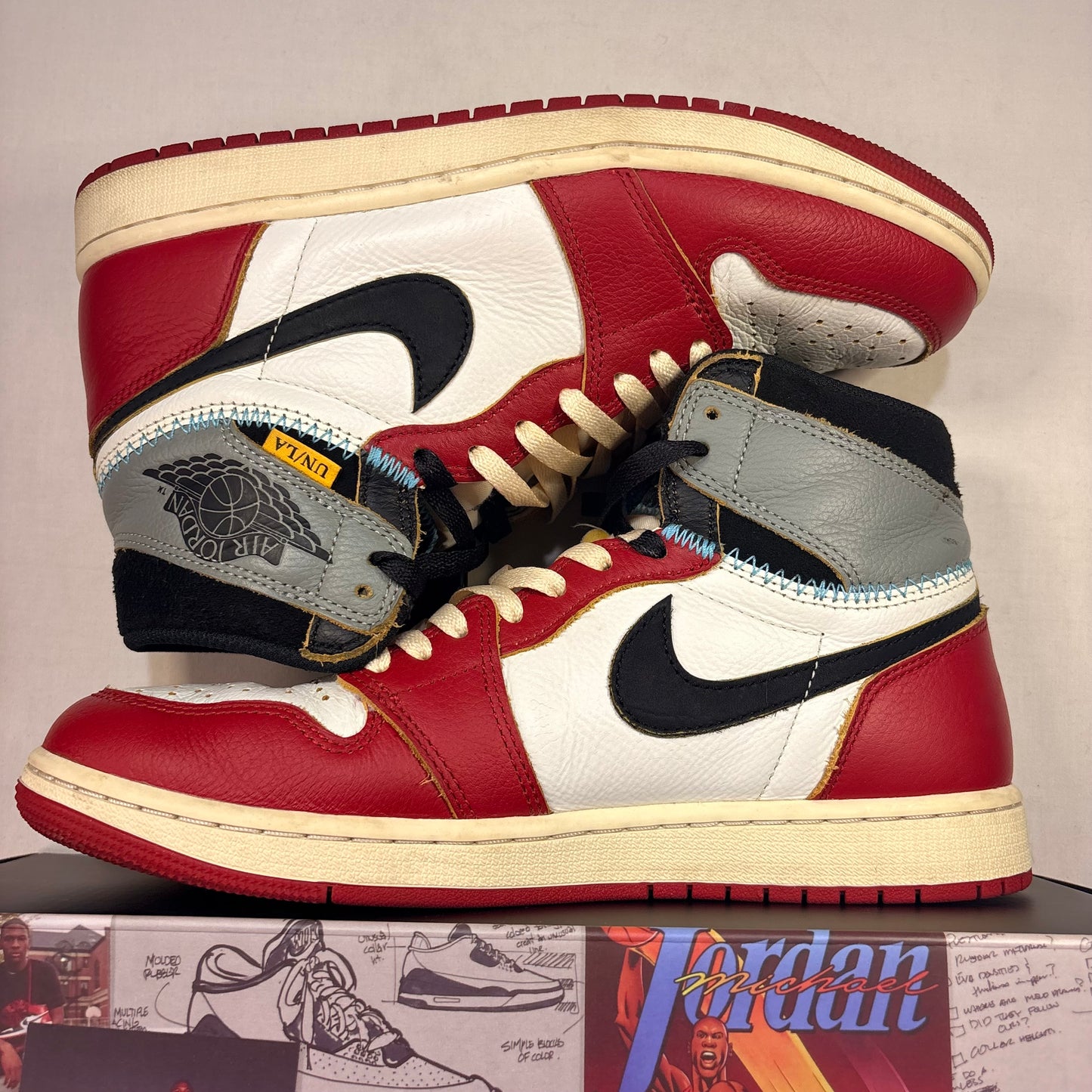 Jordan 1 Retro High Union La Chicago Shadow U9.5