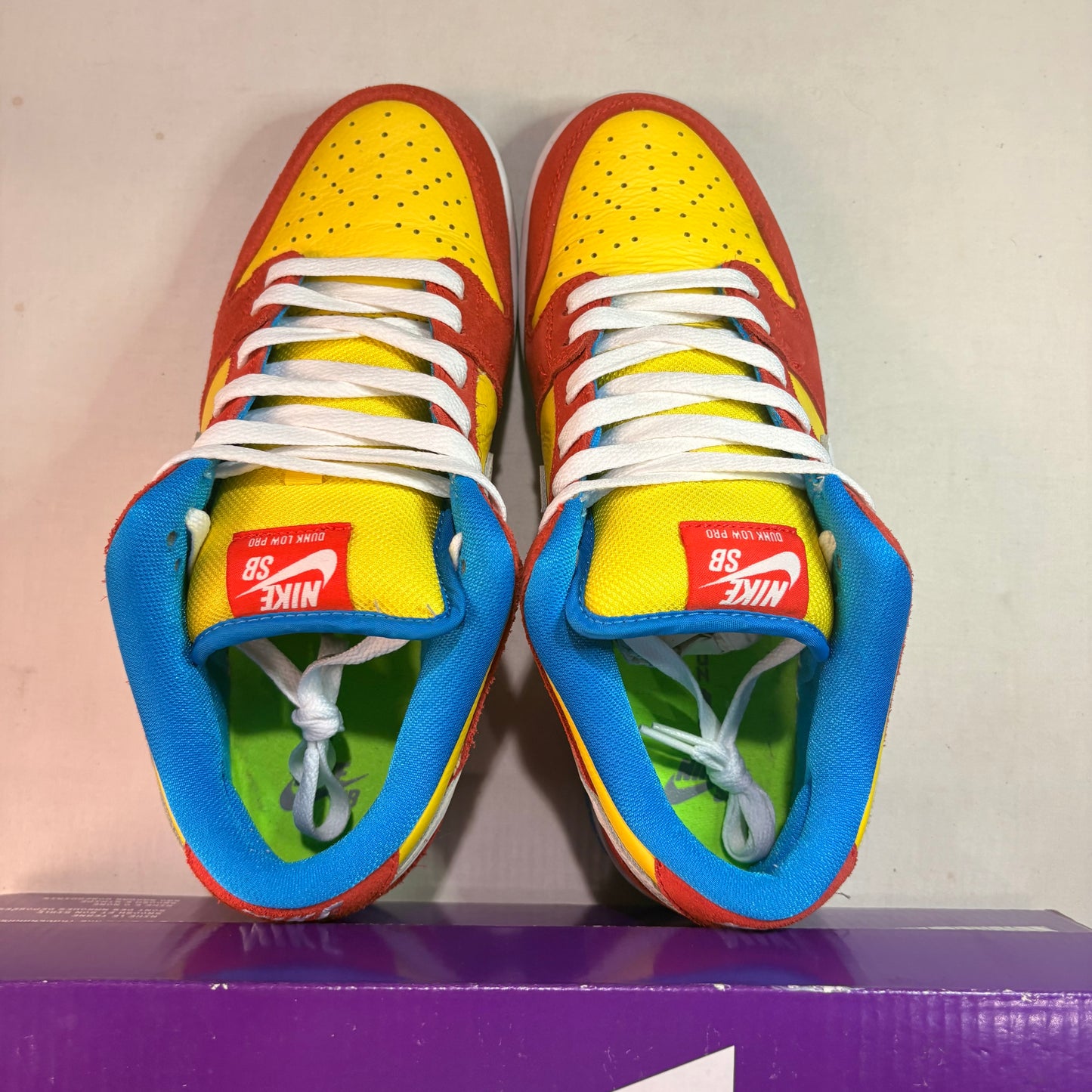 Nike Sb Dunk Low Pro Bart Simpson U7.5