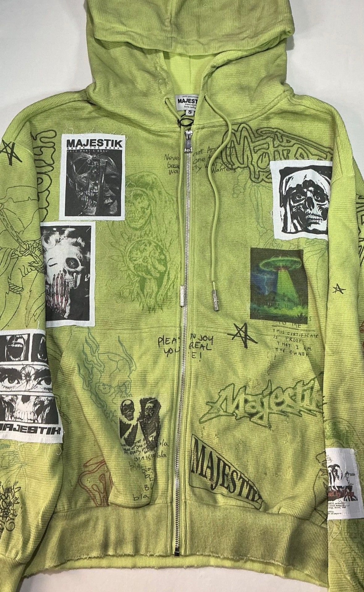 Majestik Zip Up Hoodie