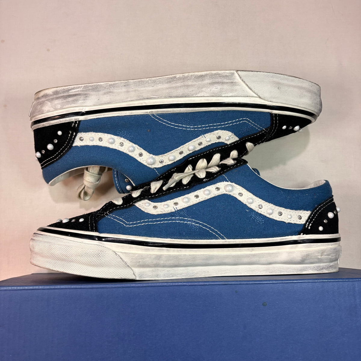 Vans LX Old Skool 36 Pearlized Pack Black Navy U9.5