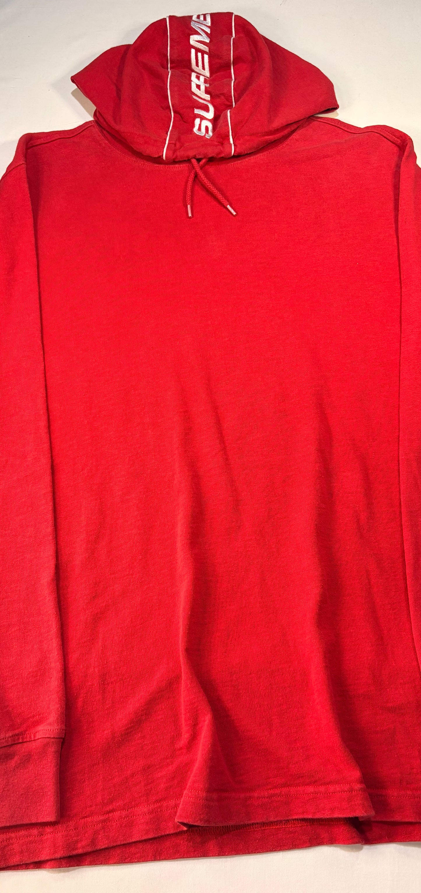 Supreme SS14 Stripe Hooded L/S Sweater Shirt