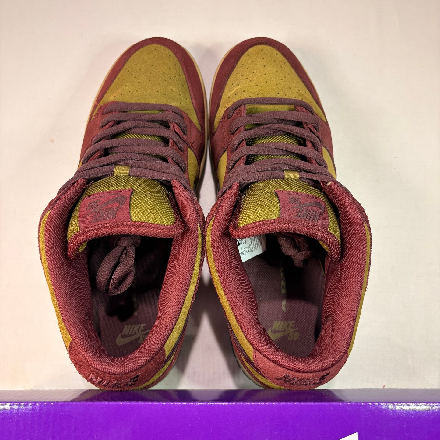 Nike Sb Dunk Low Dark Team Red Olive Flak U10