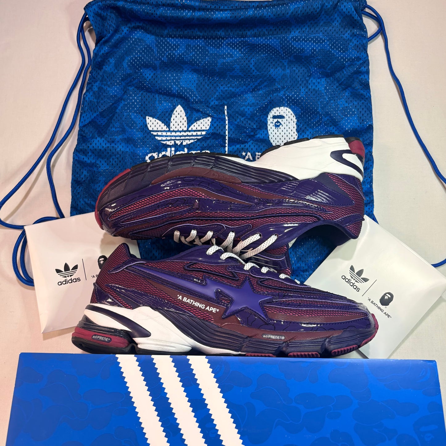 Adidas Orketro Bape Dark Purple U8