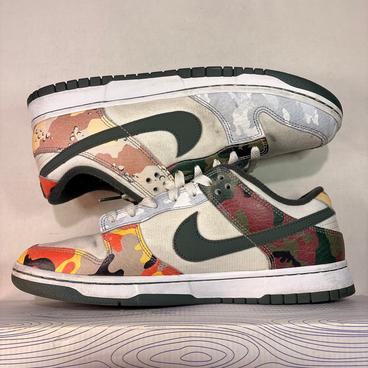Nike Dunk Low Sail Multi-Camo U10