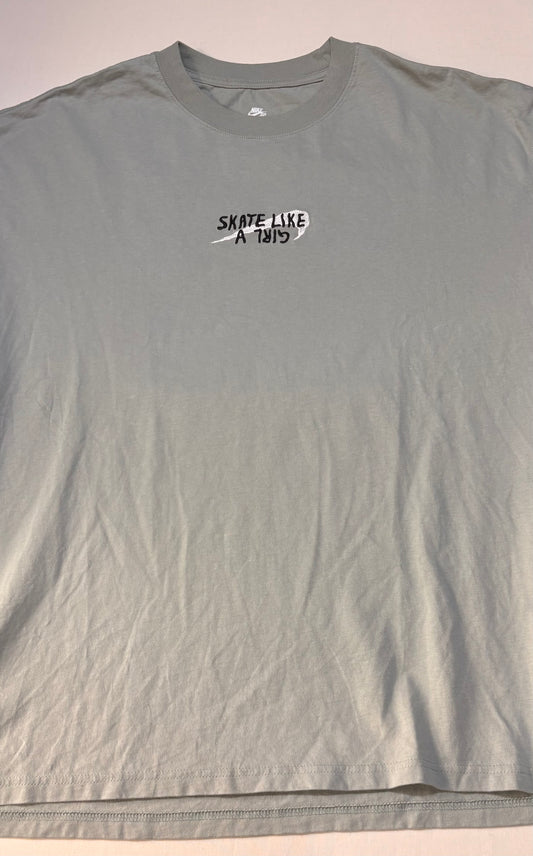 Nike SB Skate Like A Girl Tee Mineral Slate/Dark Teal Green