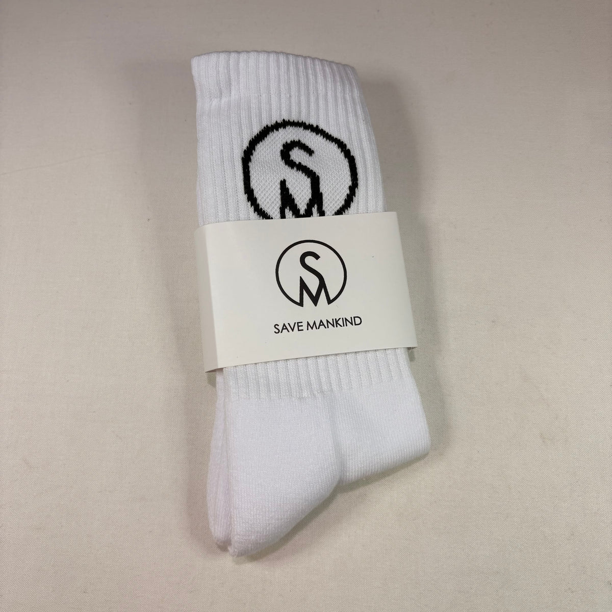 Save Mankind Circle Logo Crew Socks