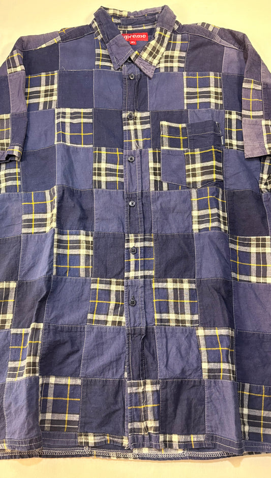 Supreme 90s Patchwork Button Up