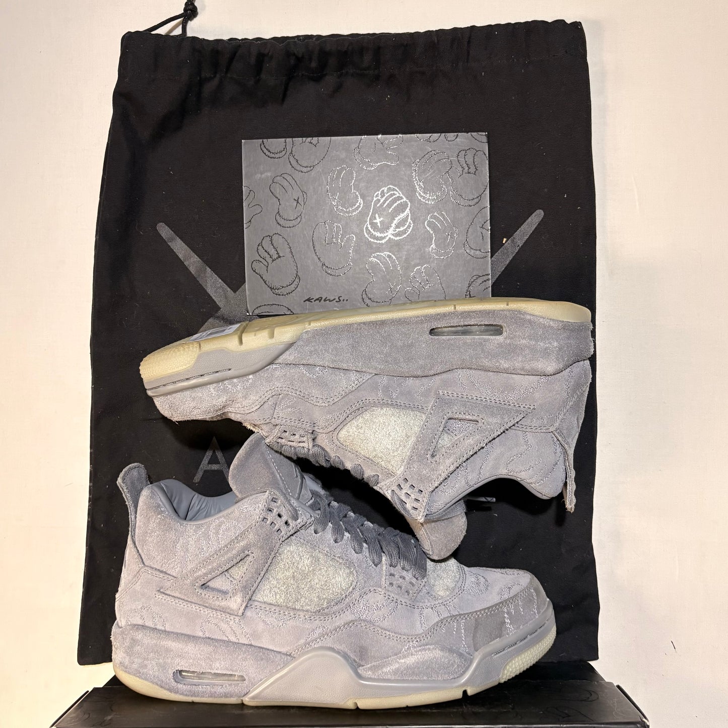 Jordan 4 Retro Kaws Grey U8.5