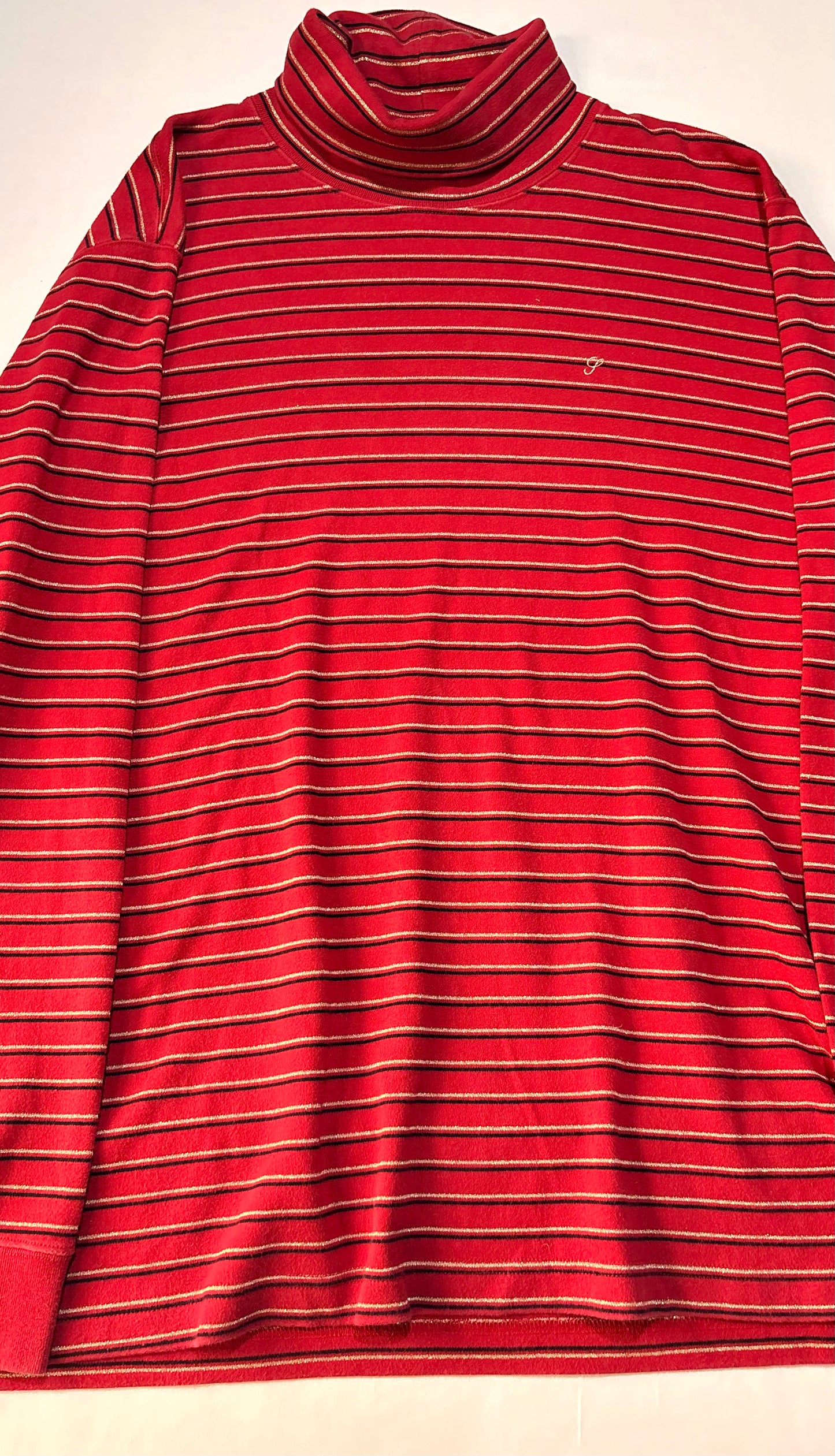 Supreme FW16 Gold Stripe Turtleneck Sweater