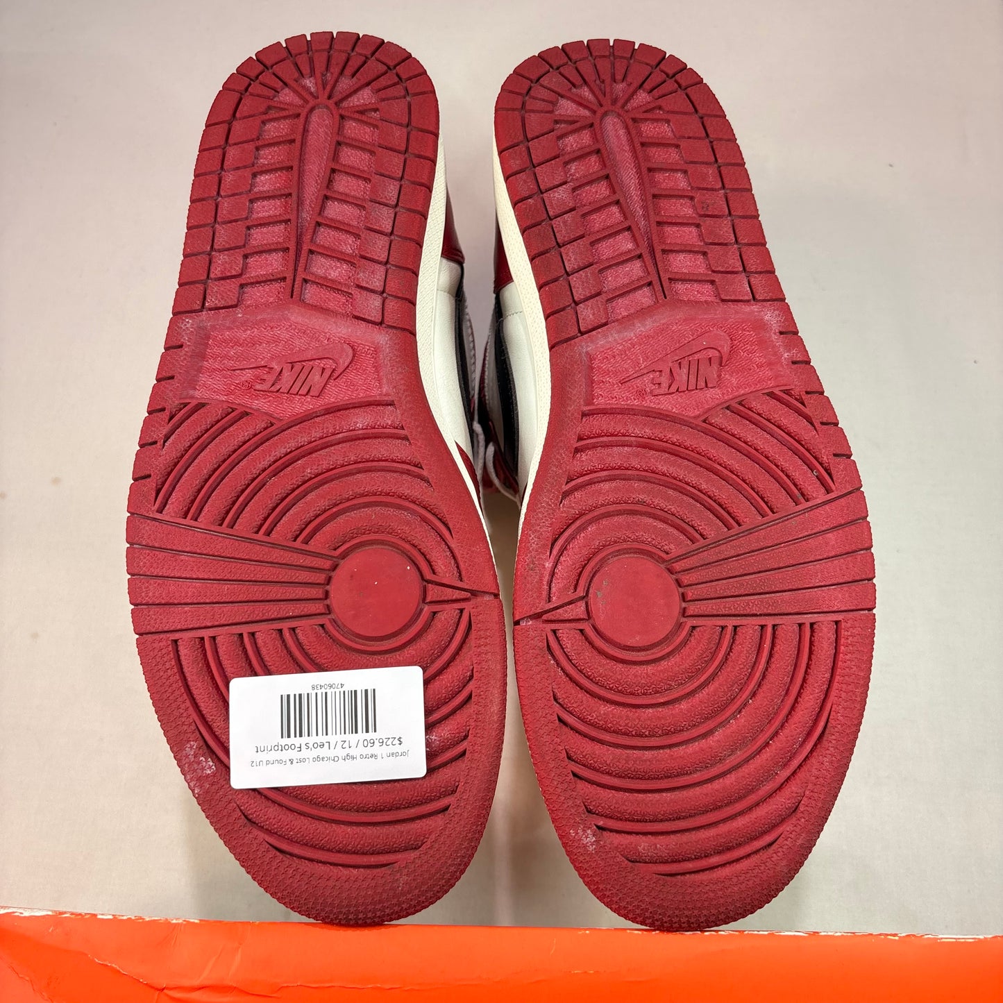Jordan 1 Retro High Chicago Lost & Found U12