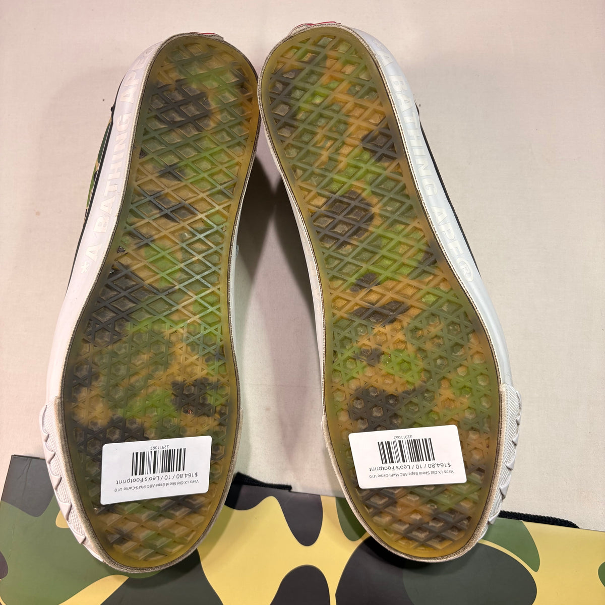 Vans LX Old Skool Bape ABC Multi-Camo U10