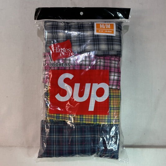 Supreme FW26 Hanes Plaid Boxers