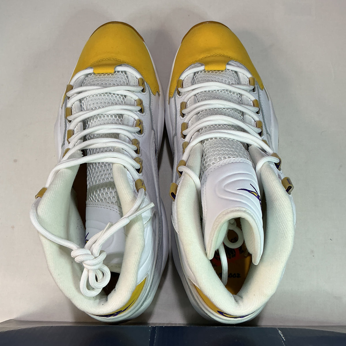 Reebok Question Mid Yellow Toe U12