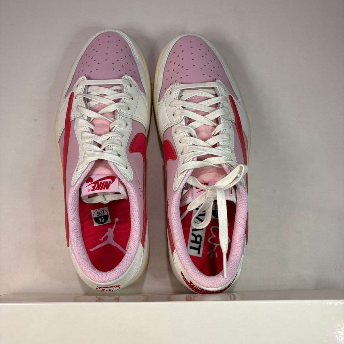 Jordan 1 Retro Low Travis Scott Sail Tropical Pink U10