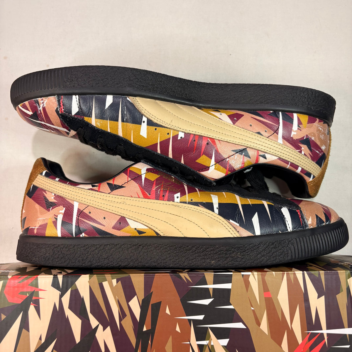Puma Clyde Naturel Moon Jungle U13