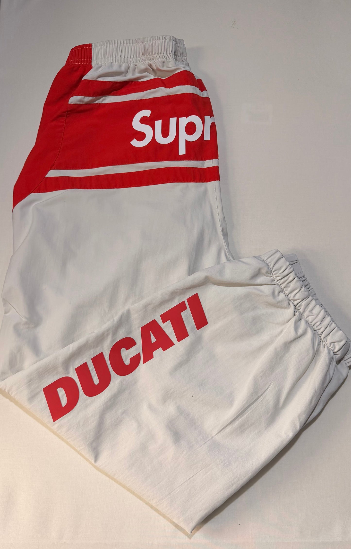 SupremeSS24  Ducati Track Pant Light Grey