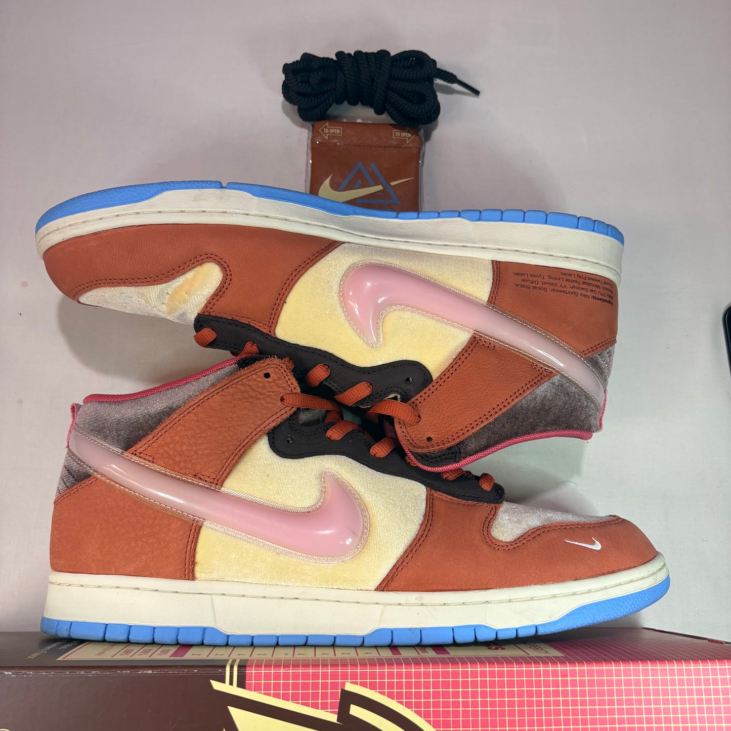 Nike Dunk Mid Social Status Free Lunch Chocolate Milk U14