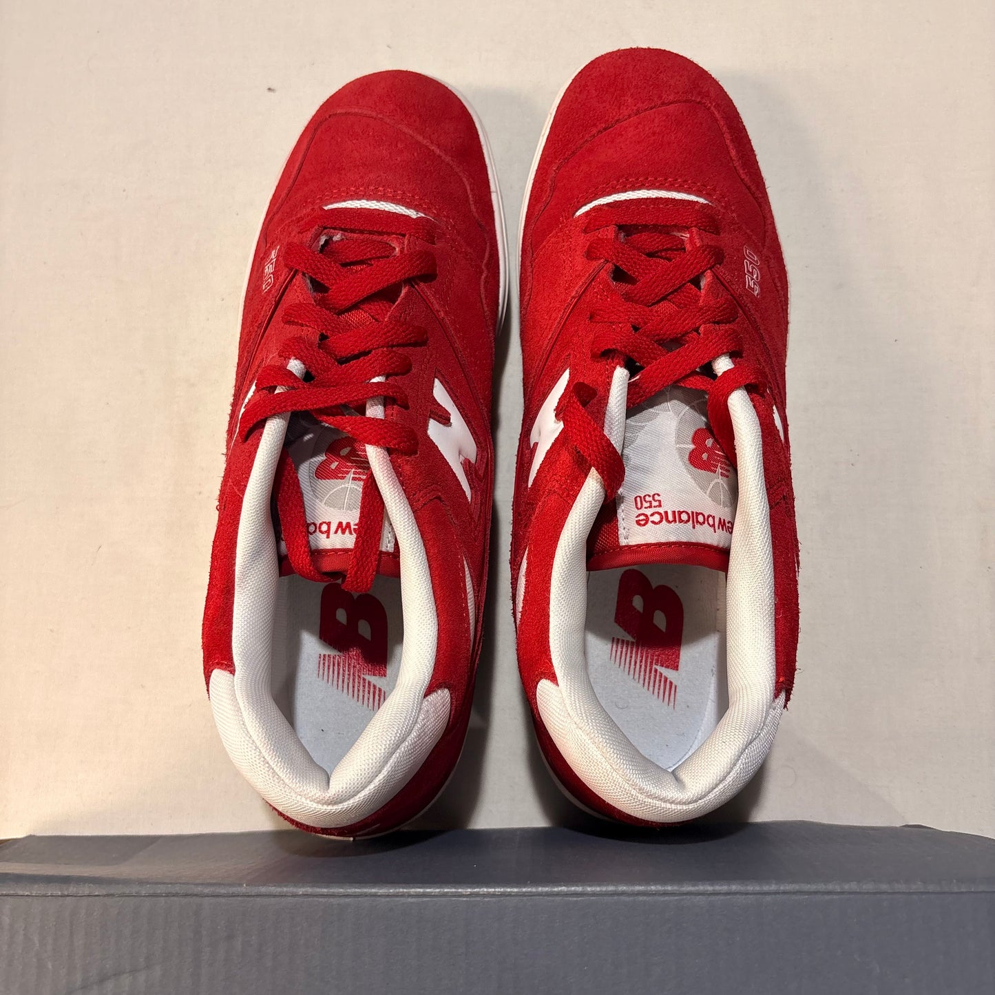 New Balance 550 Suede Pack Team Red U9