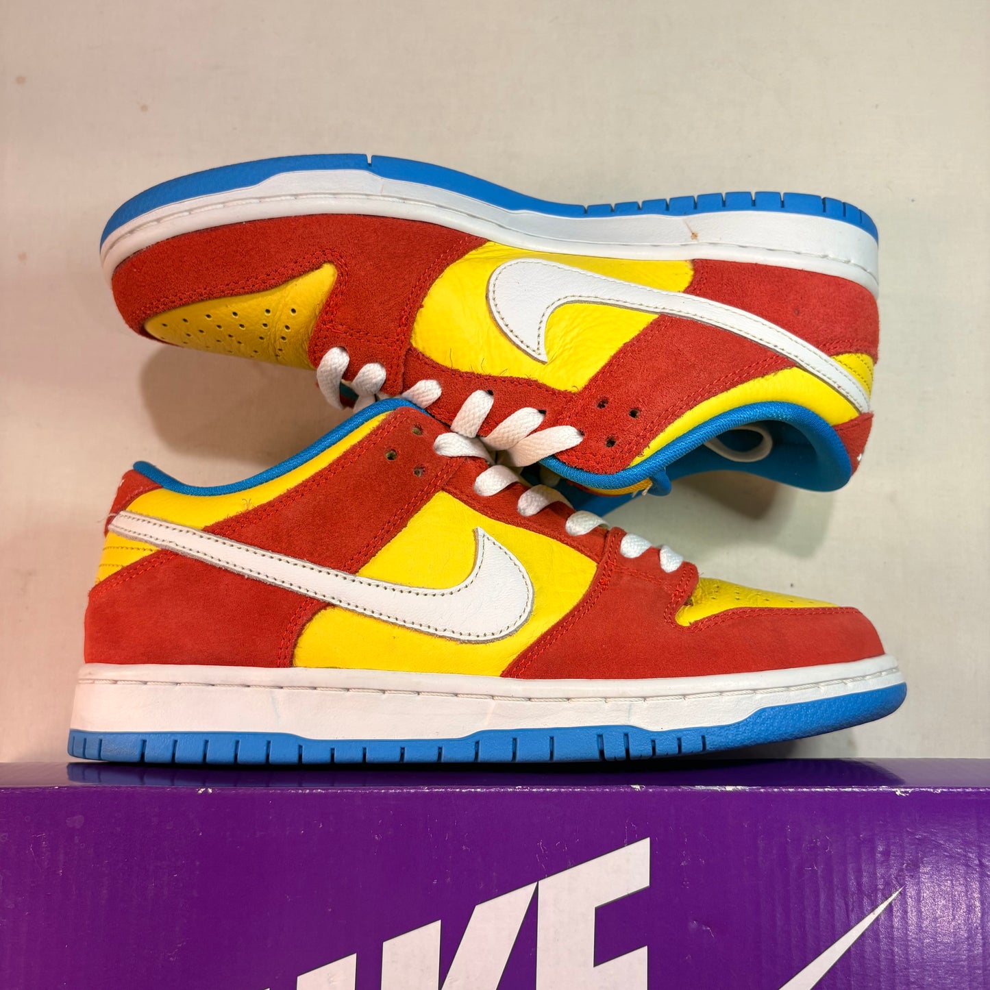 Nike Sb Dunk Low Pro Bart Simpson U7.5