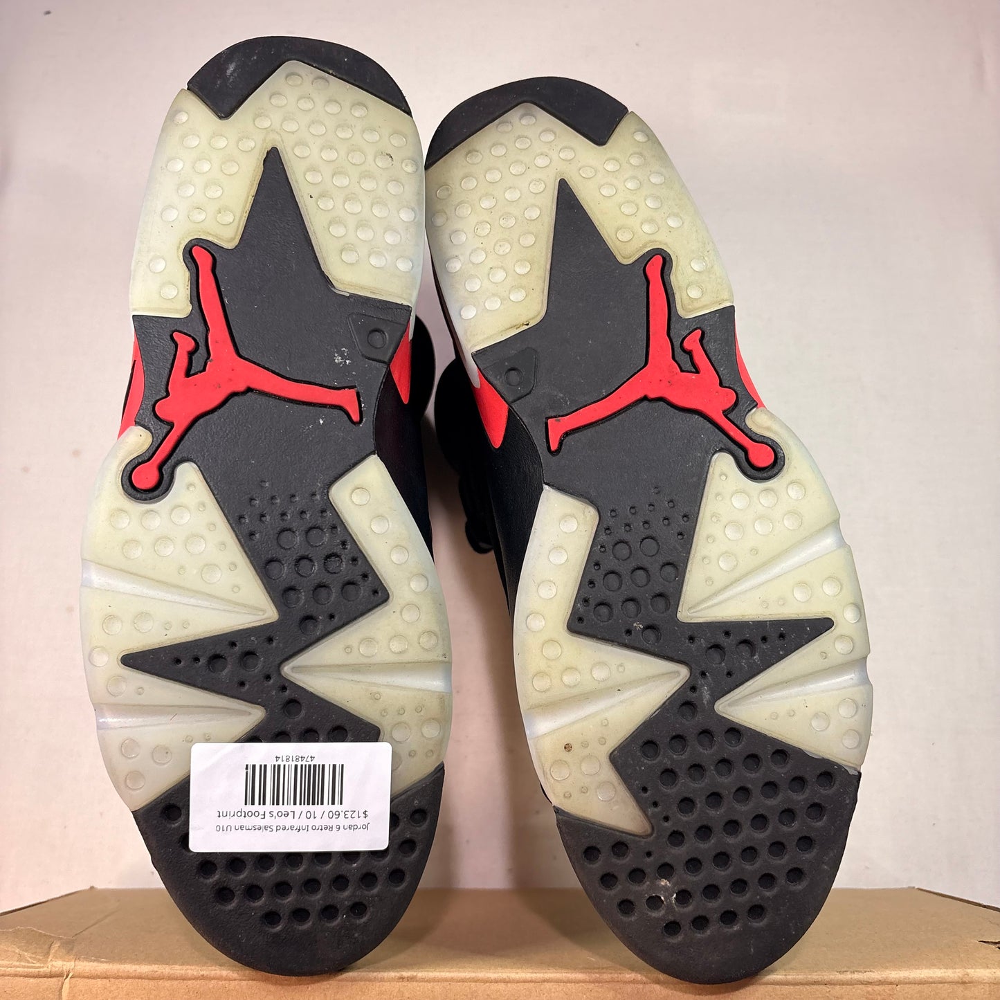 Jordan 6 Retro Infrared Salesman U10