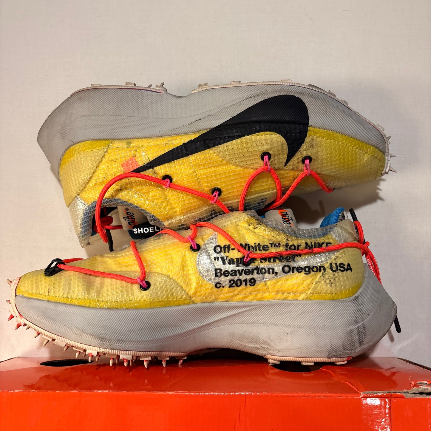 Nike Vapor Street Off White Tour Yellow U10.5W