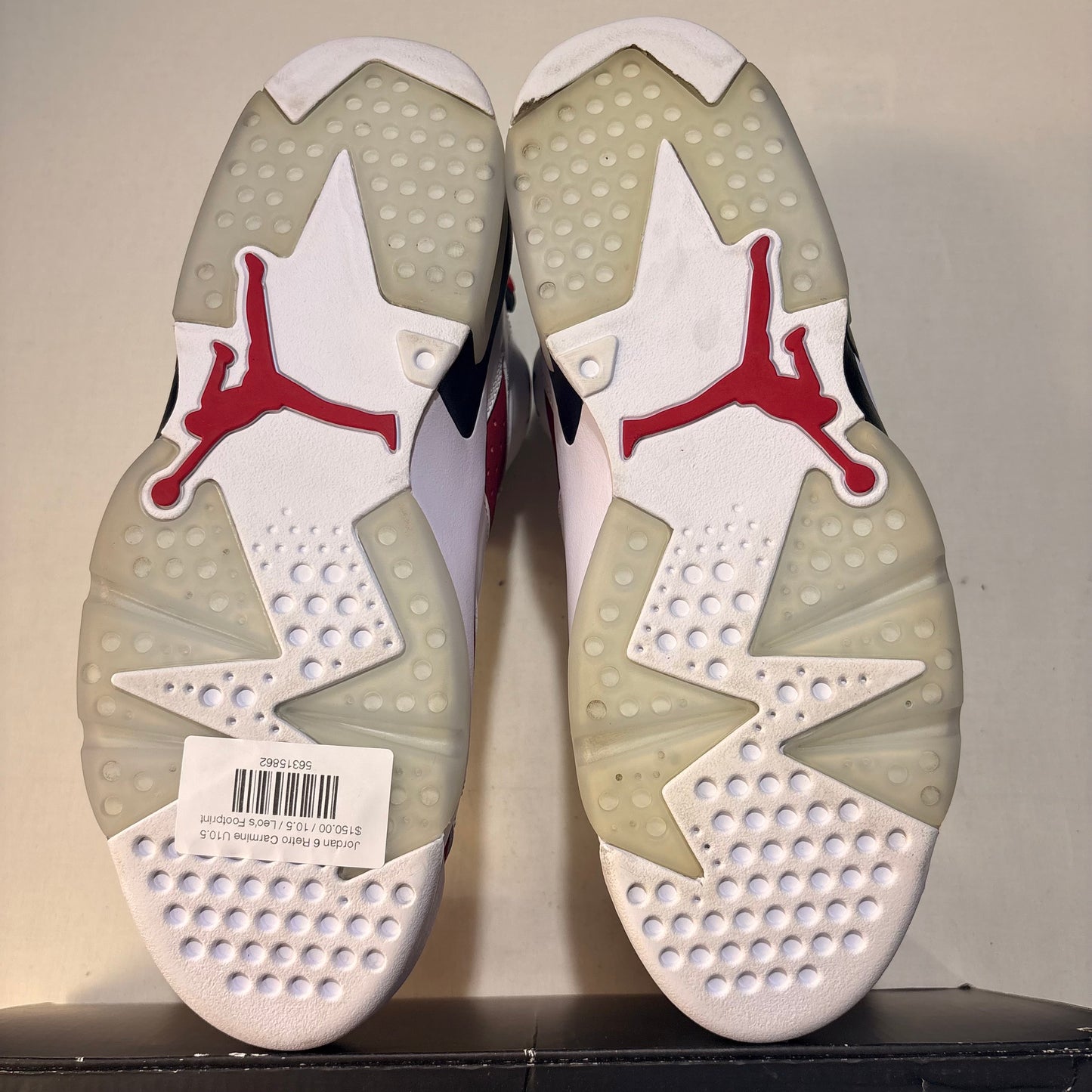 Jordan 6 Retro Carmine U10.5