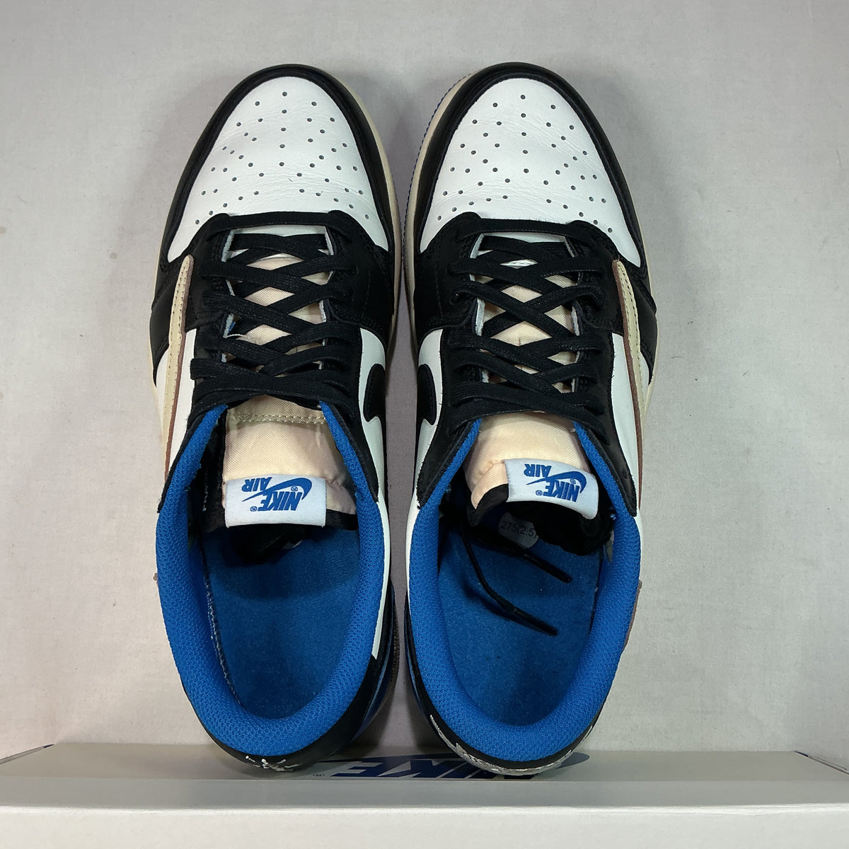 Jordan 1 Retro Low Fragment Travis Scott U9.5