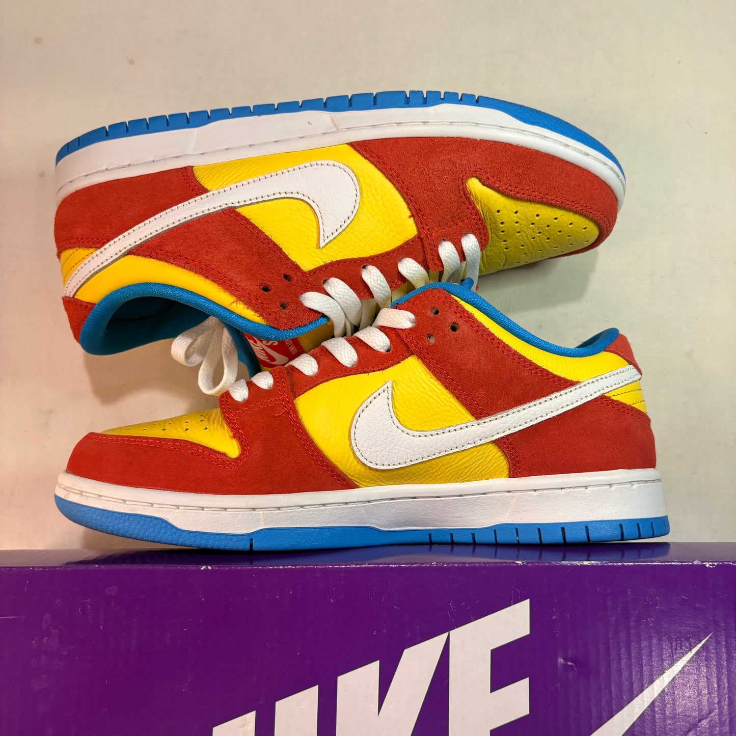 Nike Sb Dunk Low Pro Bart Simpson U7.5
