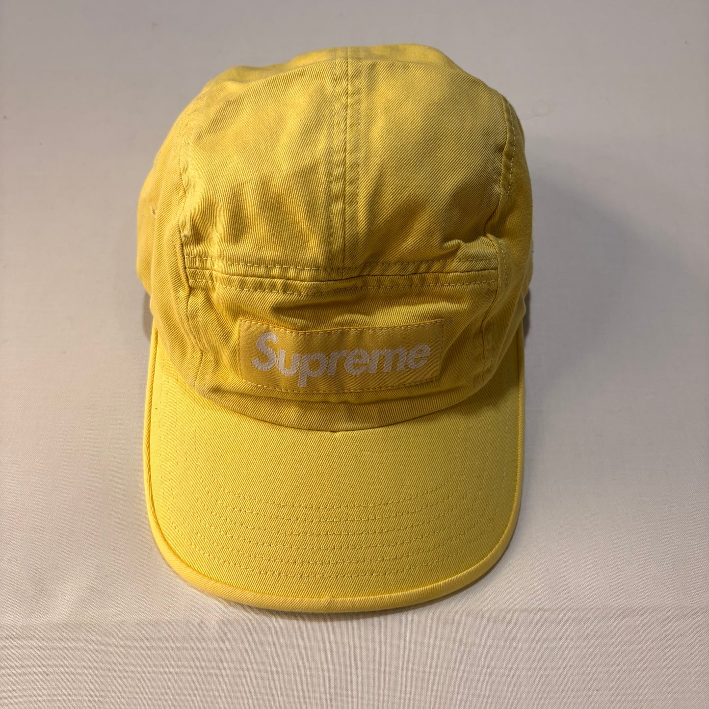 Supreme SS25 Washed Chino Twill Camp Cap