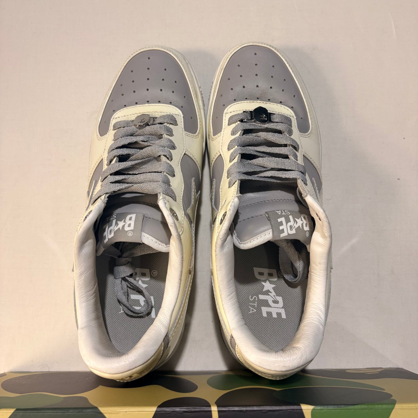 A Bathing Ape Bape Sta Low #6 Gray U9
