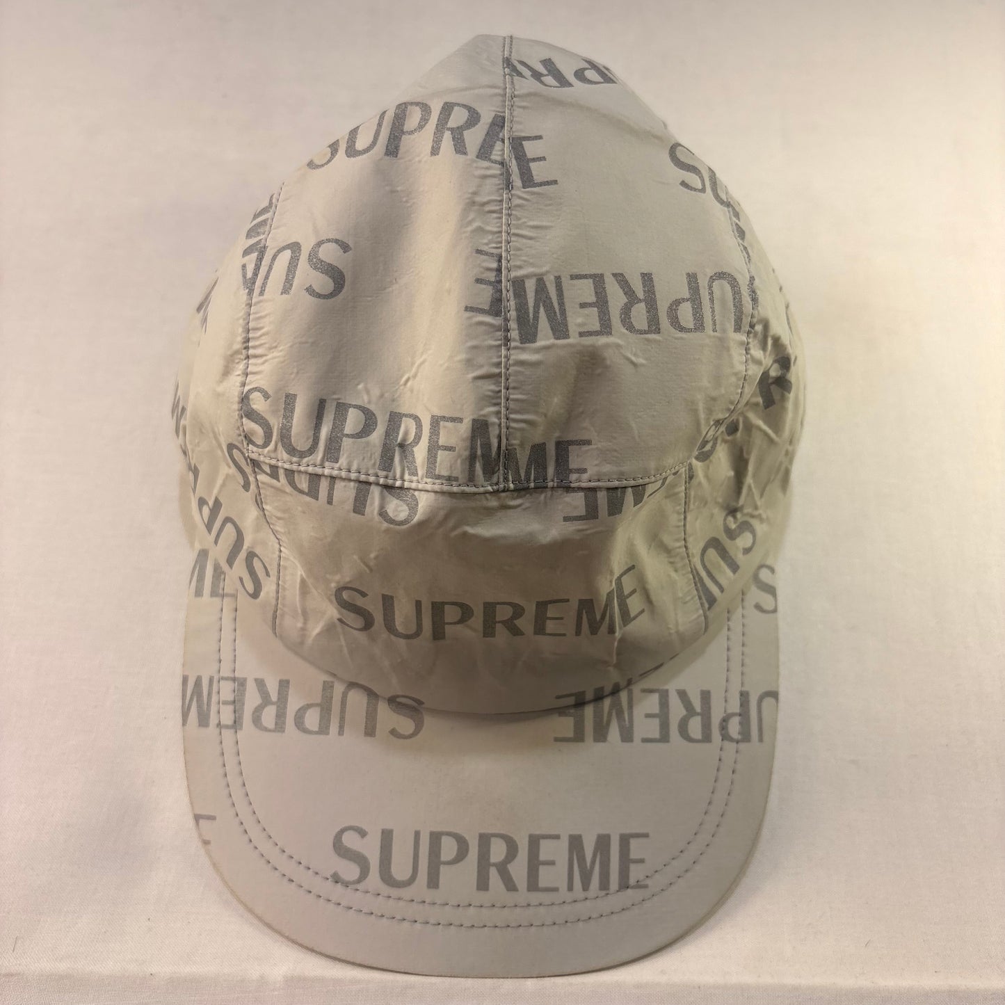 Supreme FW16 3M Reflective Repeat Camp Cap