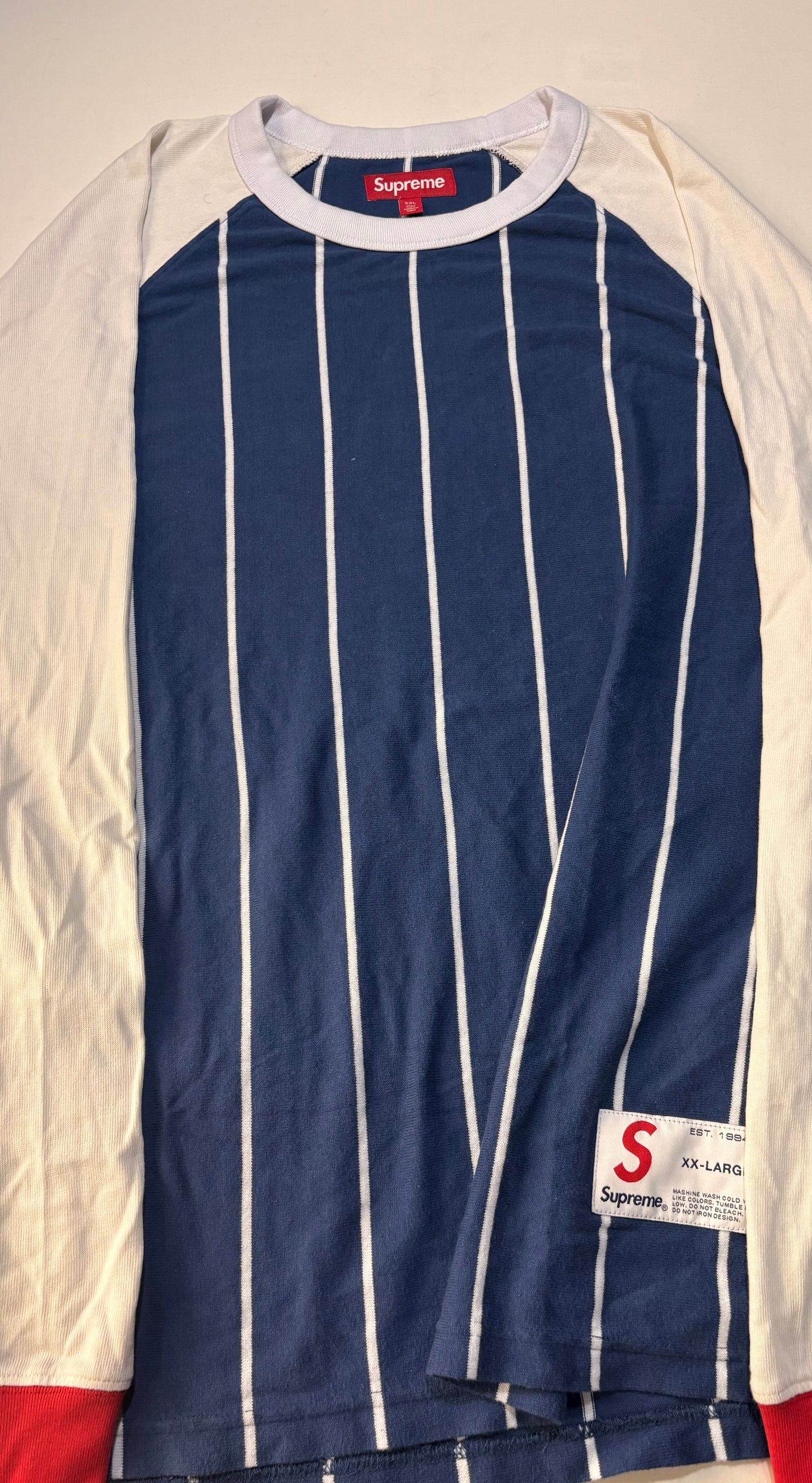 Supreme FW24 Stripe Raglan L/S