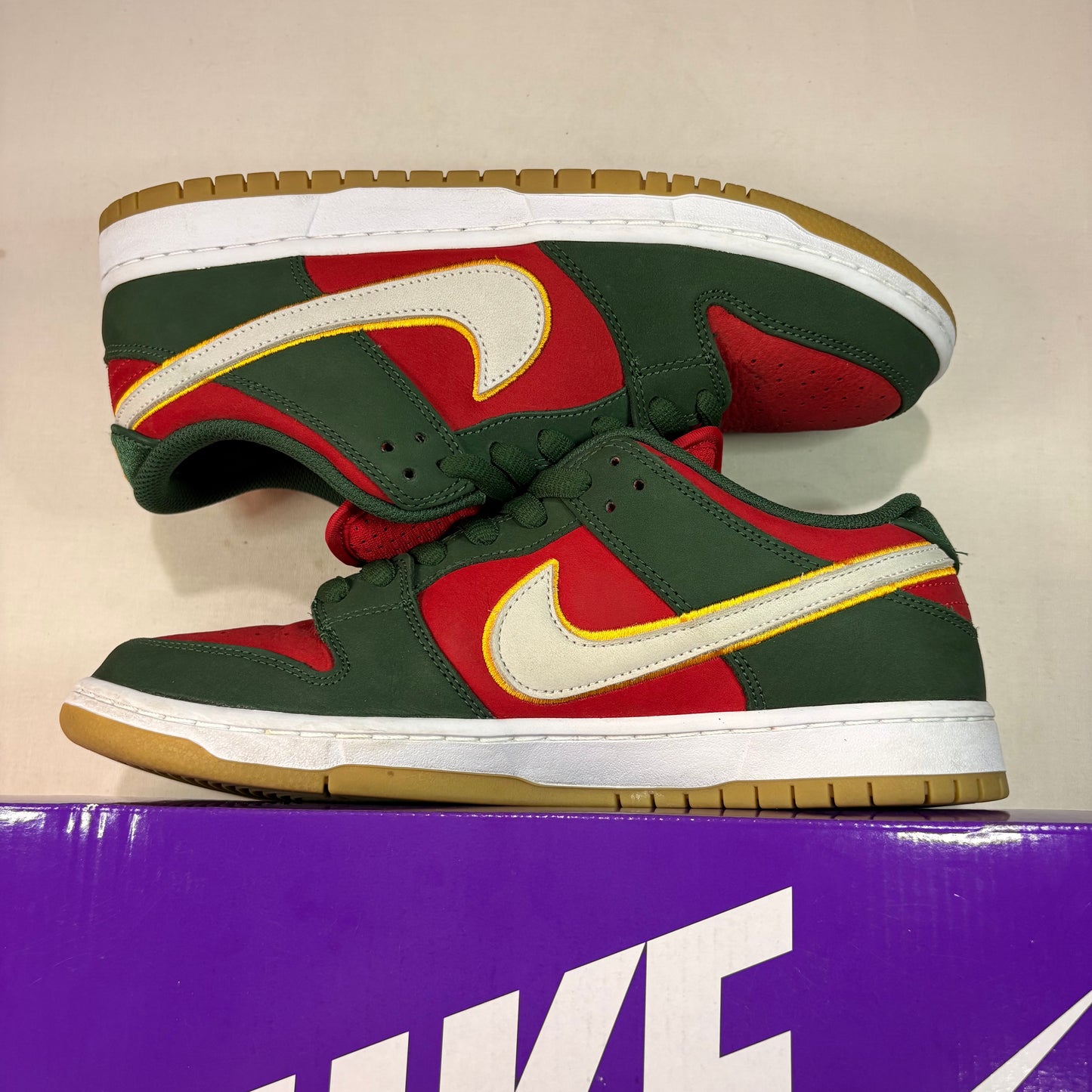 Nike Sb Dunk Low Seattle Supersonics U10